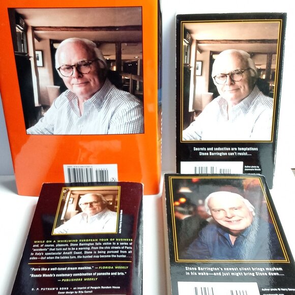 Mystery Books Stone Barrington Series Stuart Woods Lot of Four Thriller Suspense - Picture 3 of 8